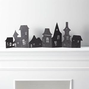 BNIB Crate & Barrel Haunted Village